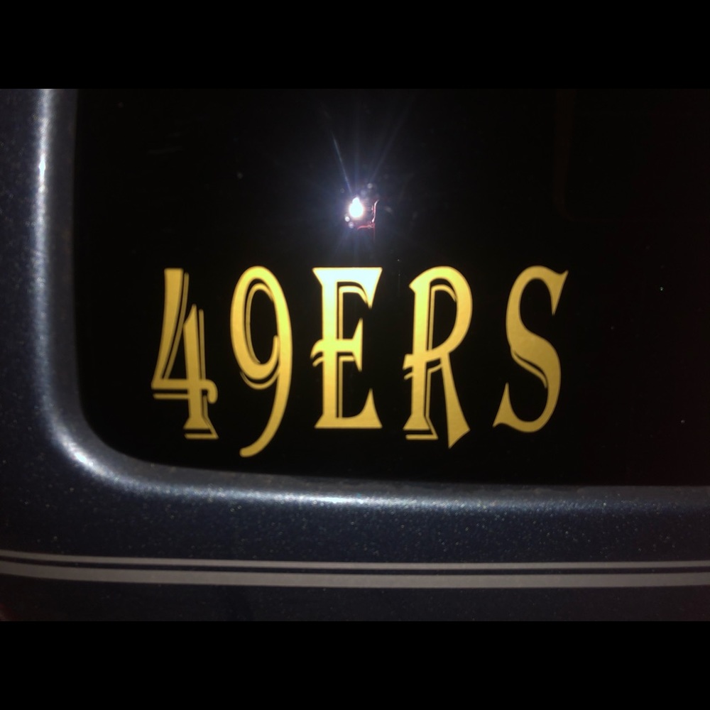 Custom made decals.